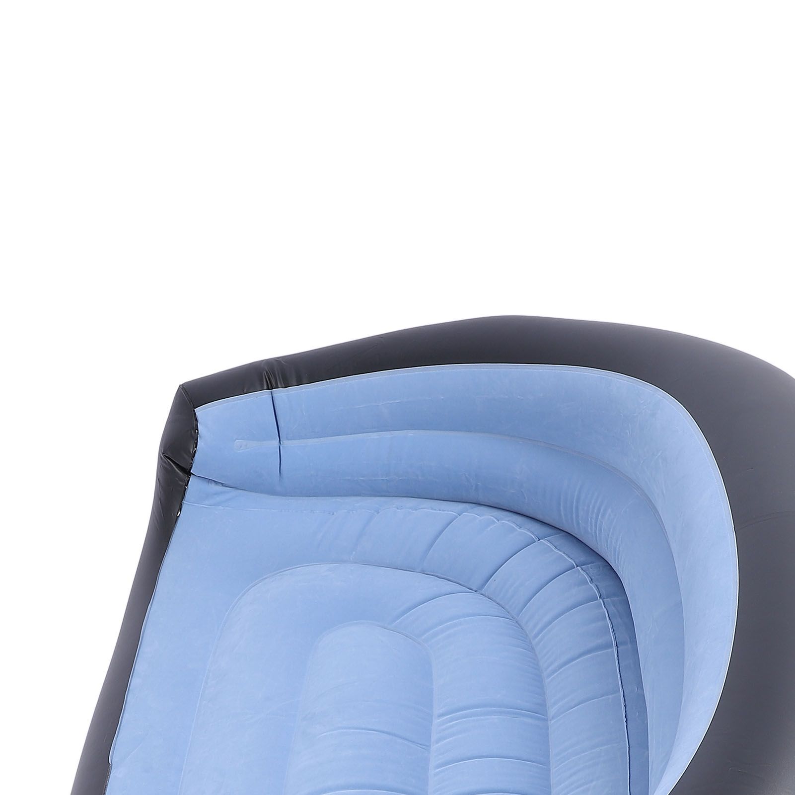 Inflatable Chair PVC and Velvet Water Proof Comfortable Portable Blow Up Couch view 5