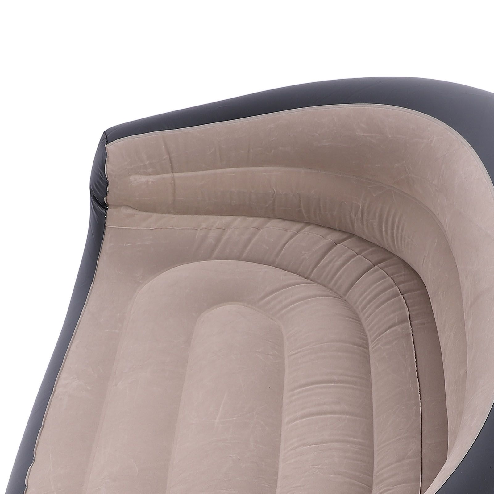 Inflatable Chair PVC and Velvet Water Proof Comfortable Portable Blow Up Couch view 5