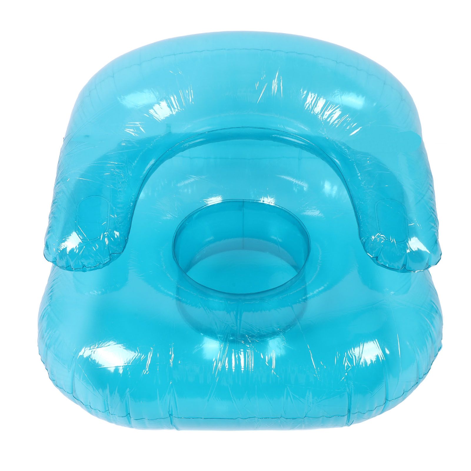 Inflatable Sofa PVC Transparent Ergonomic Blow Up Chair for Indoor Bedroom view 6