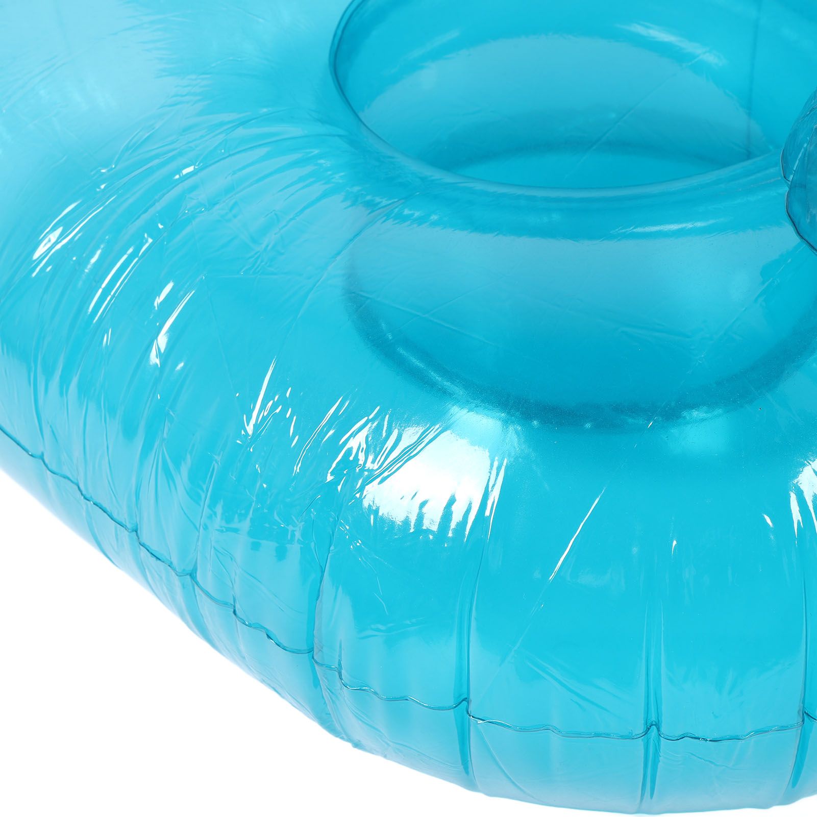 Inflatable Sofa PVC Transparent Ergonomic Blow Up Chair for Indoor Bedroom view 7