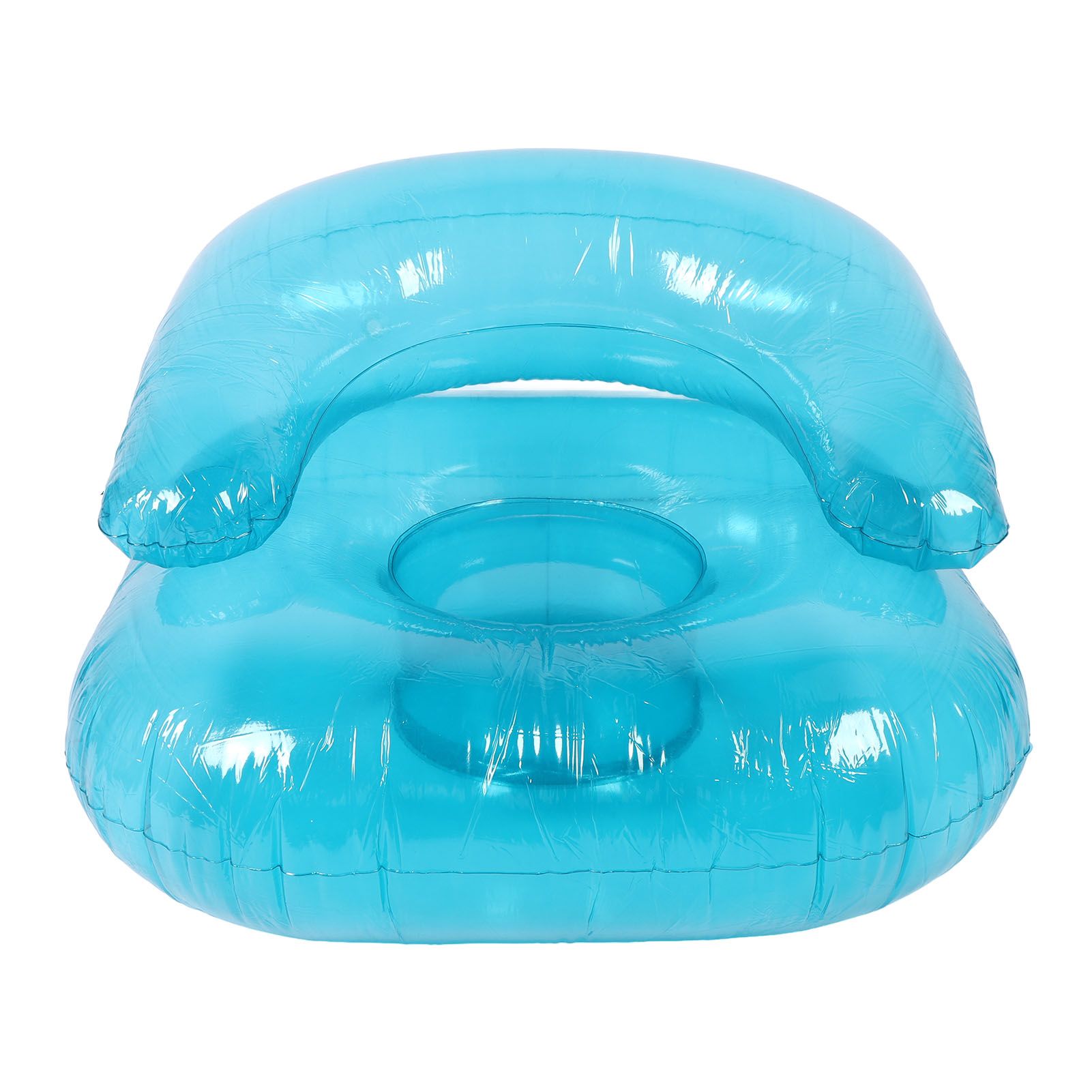 Inflatable Sofa PVC Transparent Ergonomic Blow Up Chair for Indoor Bedroom view 10