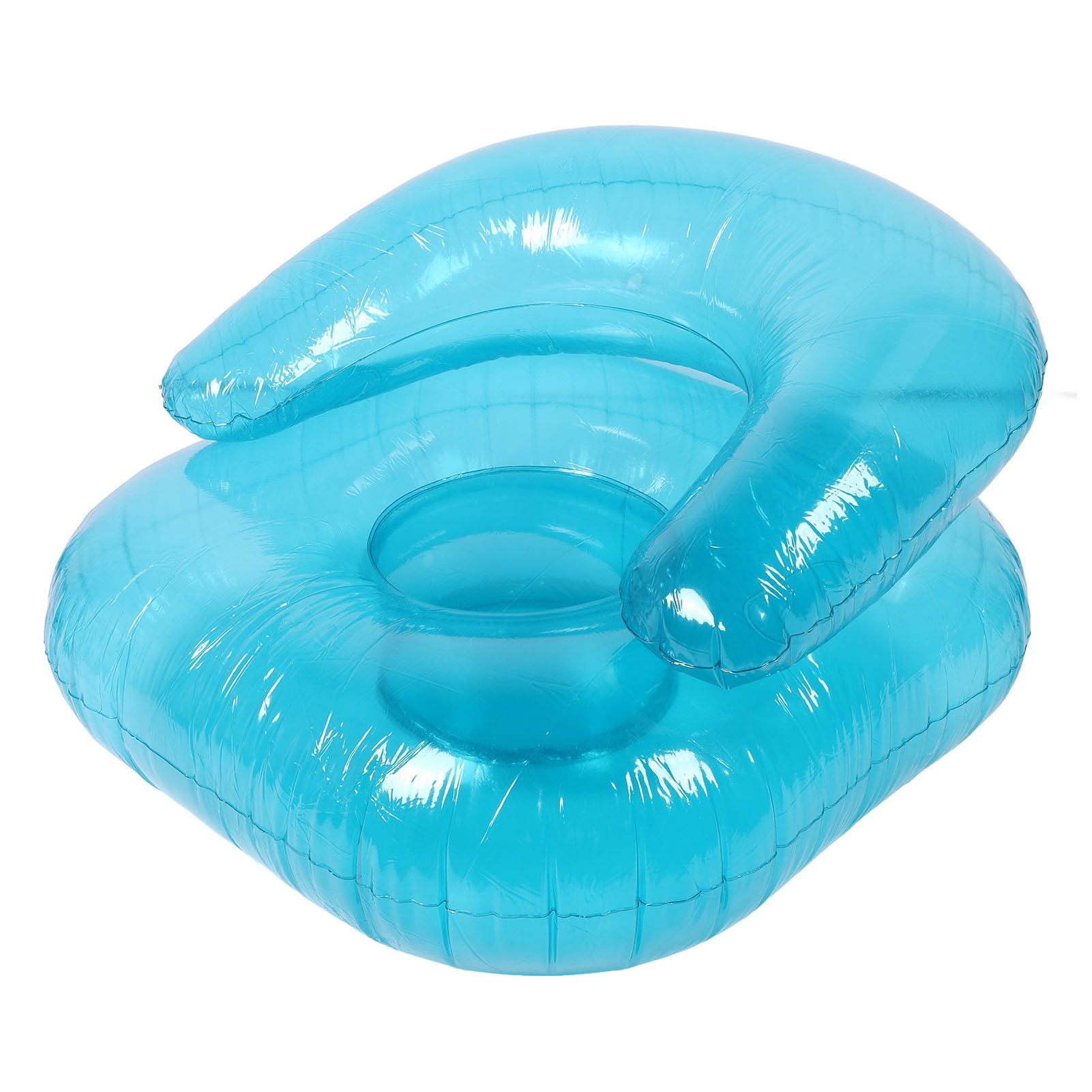 Inflatable Sofa PVC Transparent Ergonomic Blow Up Chair for Indoor Bedroom view 12