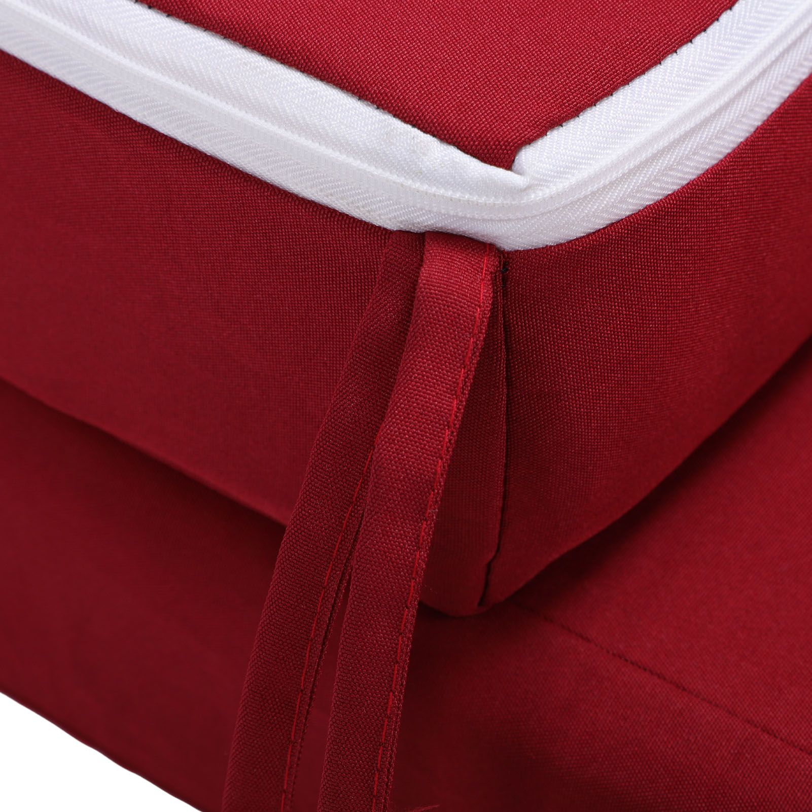 Lounge Chair Cushion with Ties Removable Rain Proof Fade Proof Sun Lounger view 2