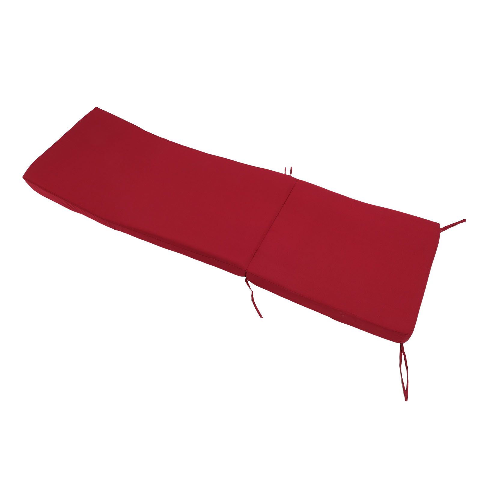 Lounge Chair Cushion with Ties Removable Rain Proof Fade Proof Sun Lounger view 8