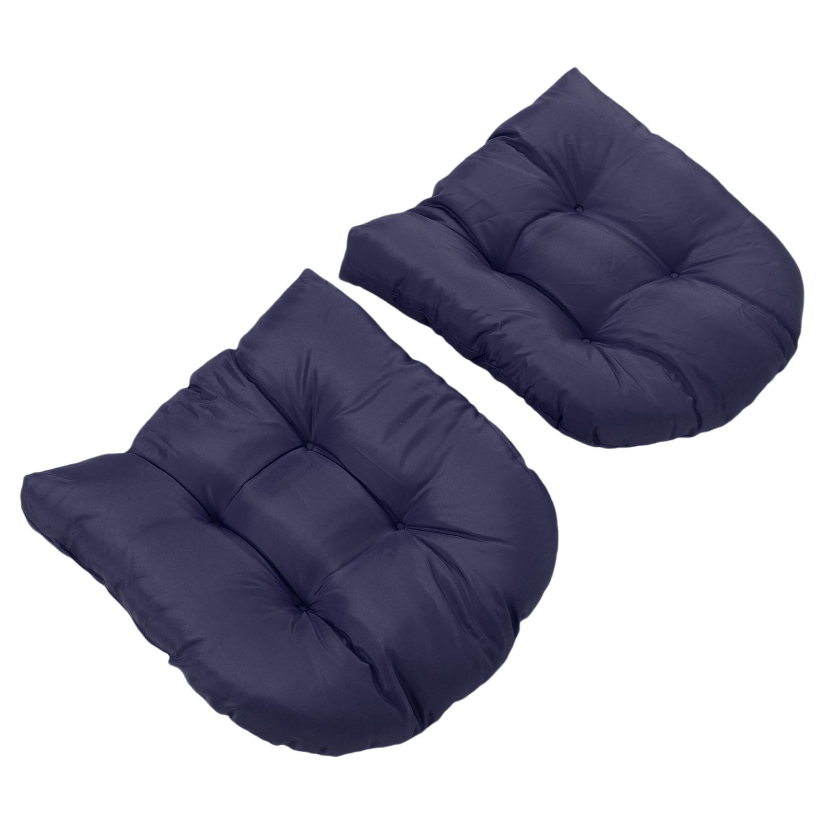 2pcs Outdoor Chair Cushions Tufted Patio Furniture Cushions Thick Outdoor Seat view 4