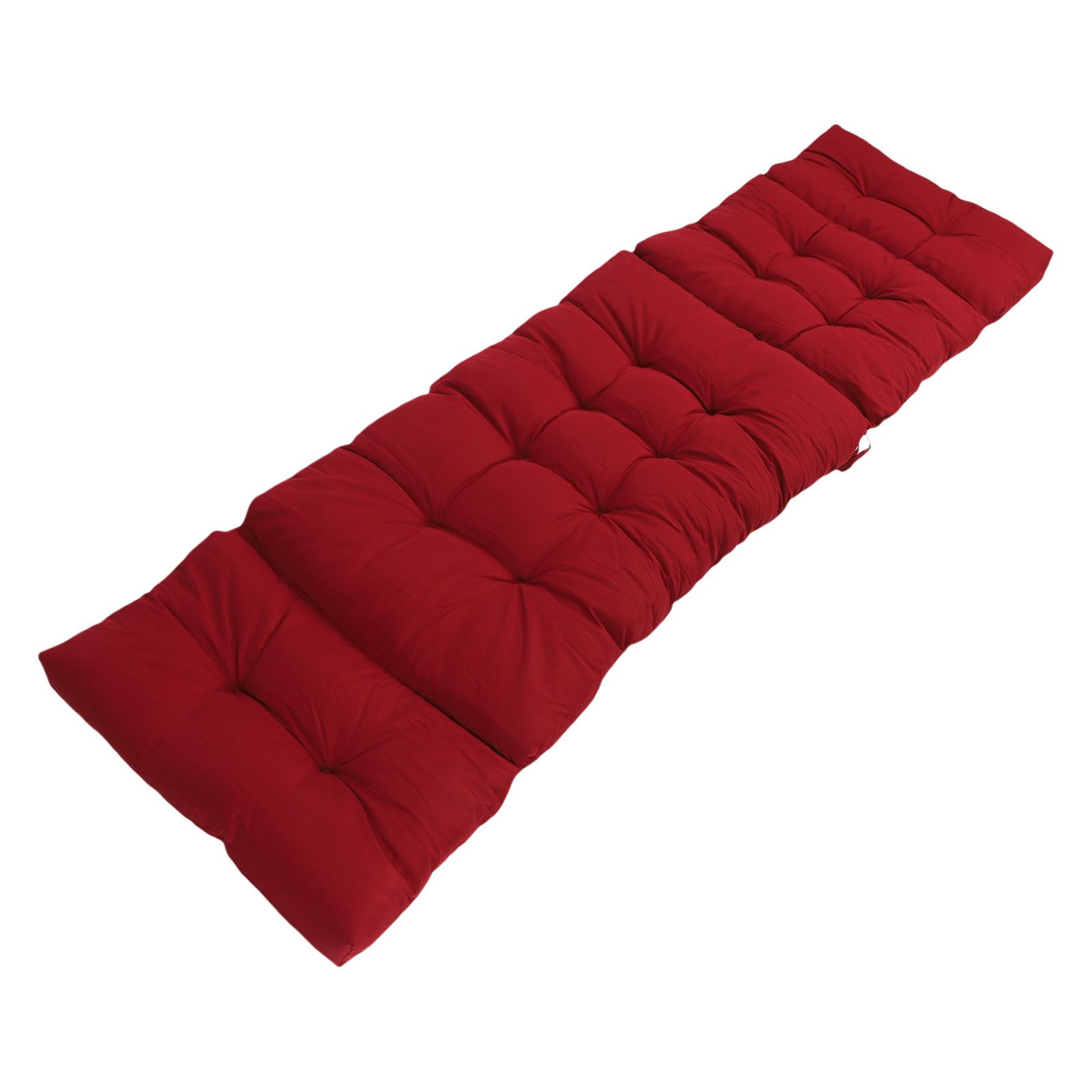 Indoor Outdoor Chaise Lounge Cushion with Ties Splashproof Lounge Chair view 3
