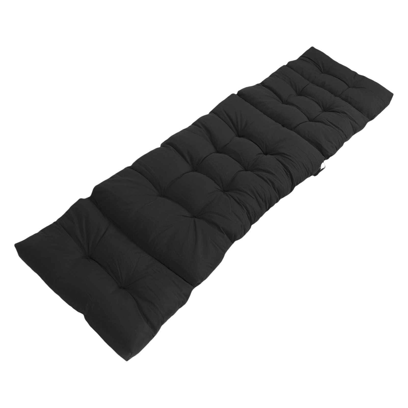 Indoor Outdoor Chaise Lounge Cushion with Ties Splashproof Lounge Chair view 3