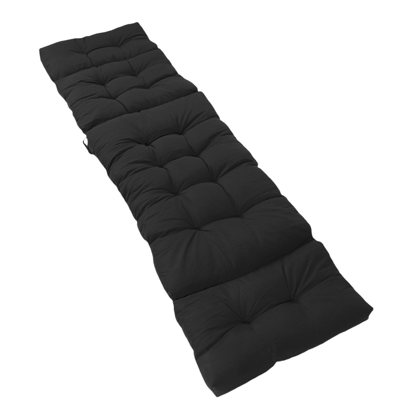 Indoor Outdoor Chaise Lounge Cushion with Ties Splashproof Lounge Chair view 10