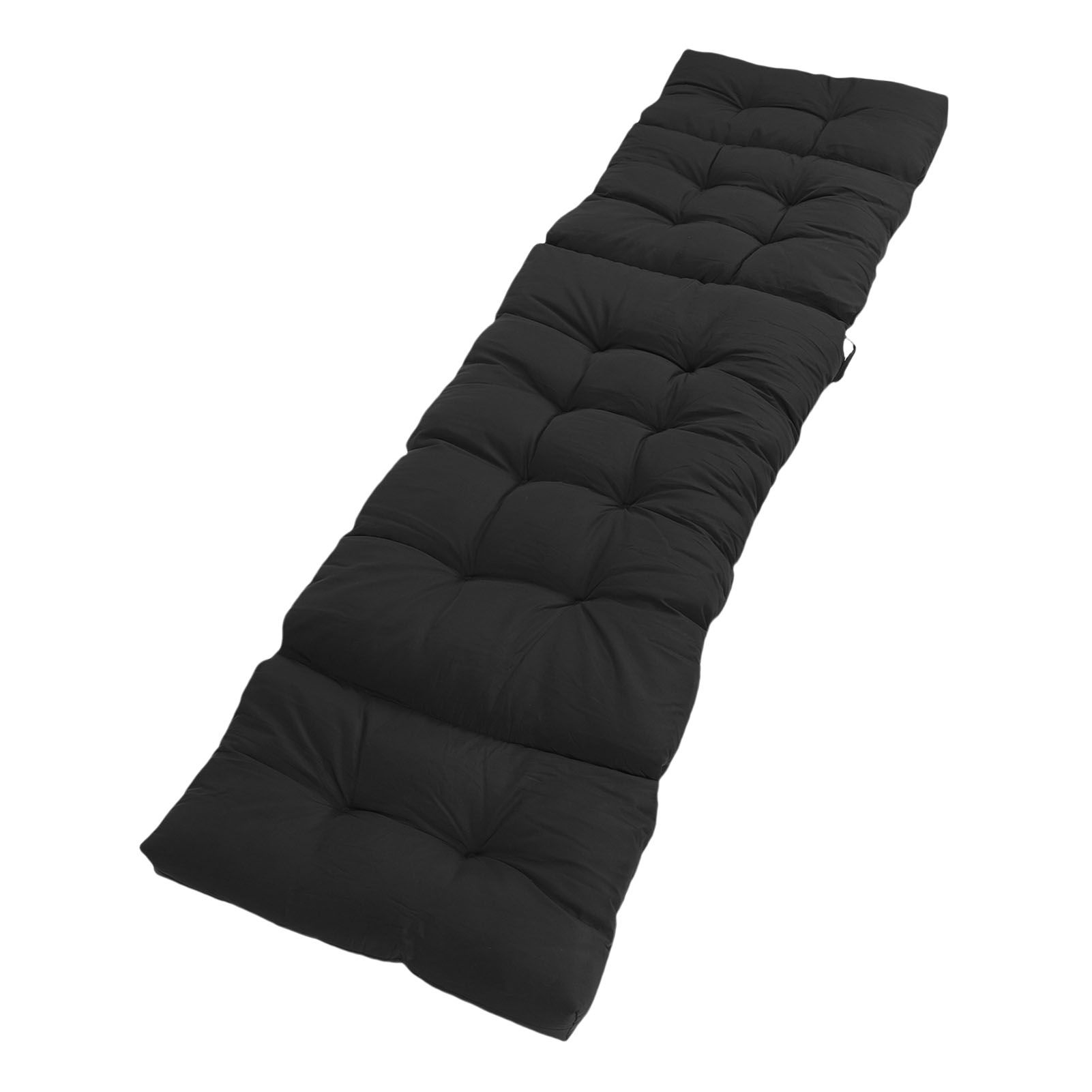 Indoor Outdoor Chaise Lounge Cushion with Ties Splashproof Lounge Chair view 11