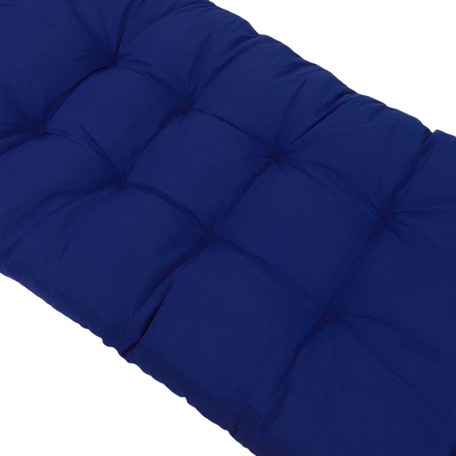 Indoor Outdoor Chaise Lounge Cushion with Ties Splashproof Lounge Chair view 2