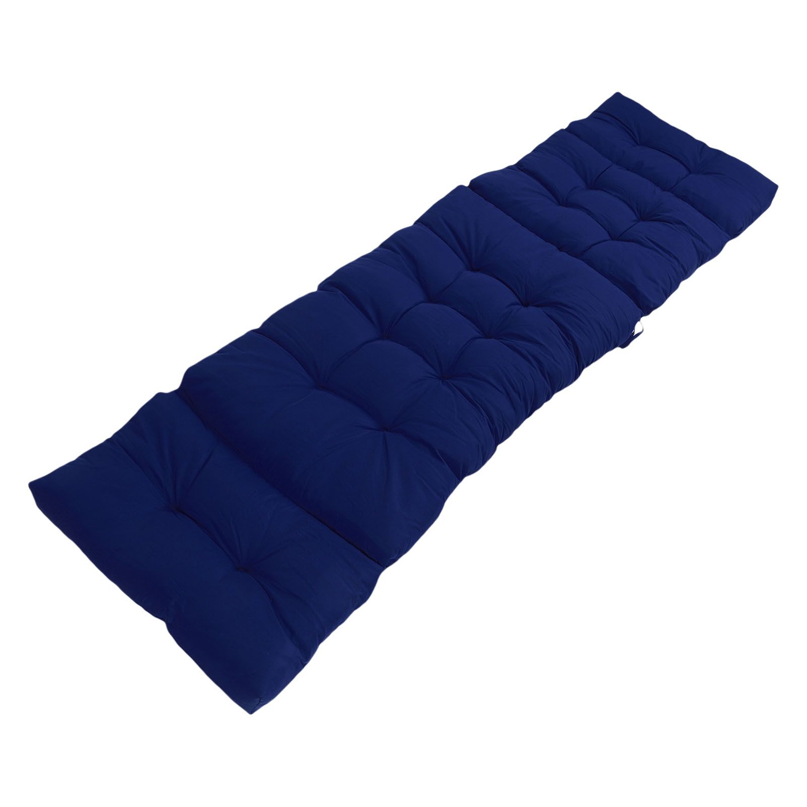 Indoor Outdoor Chaise Lounge Cushion with Ties Splashproof Lounge Chair view 3