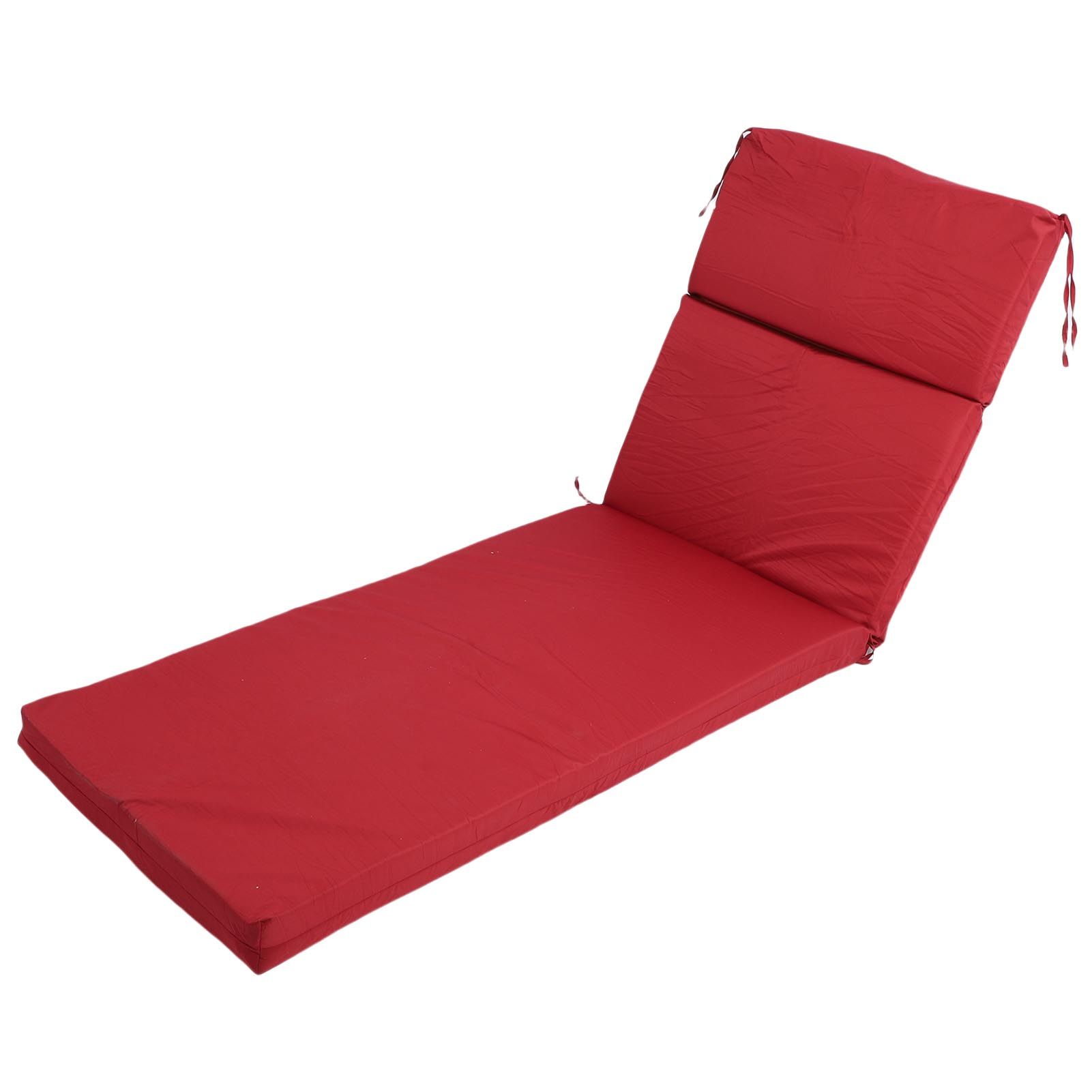 Chaise Lounge Cushion 55x183x7.5cm Polyester Thick PP Cotton Padding view 9