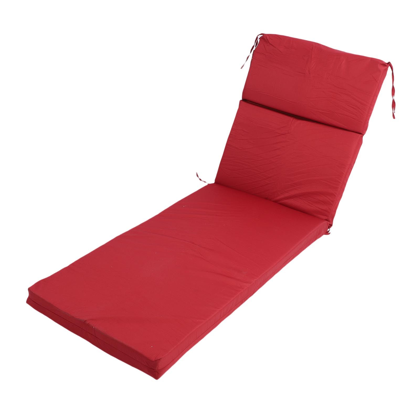 Chaise Lounge Cushion 55x183x7.5cm Polyester Thick PP Cotton Padding view 10