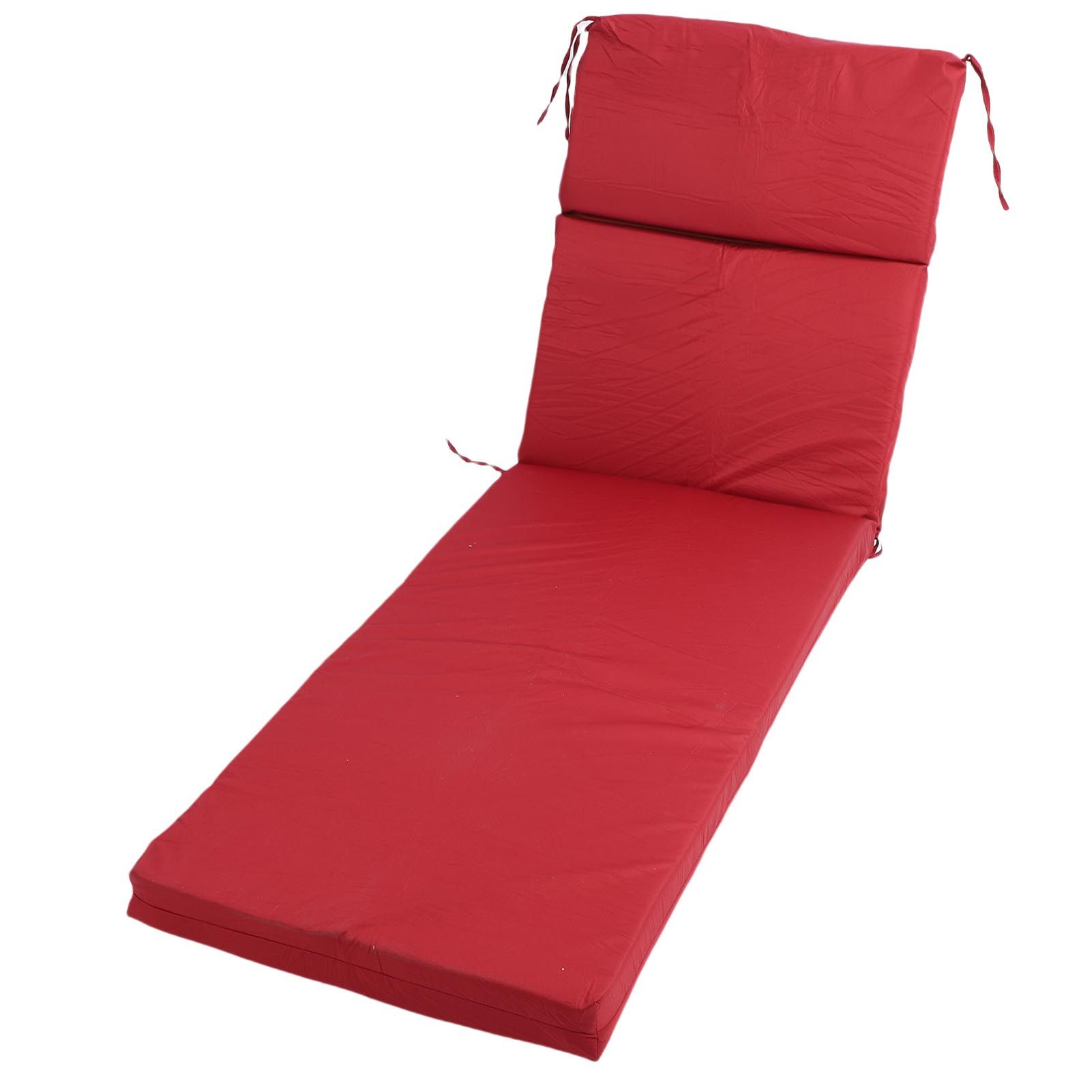Chaise Lounge Cushion 55x183x7.5cm Polyester Thick PP Cotton Padding view 11