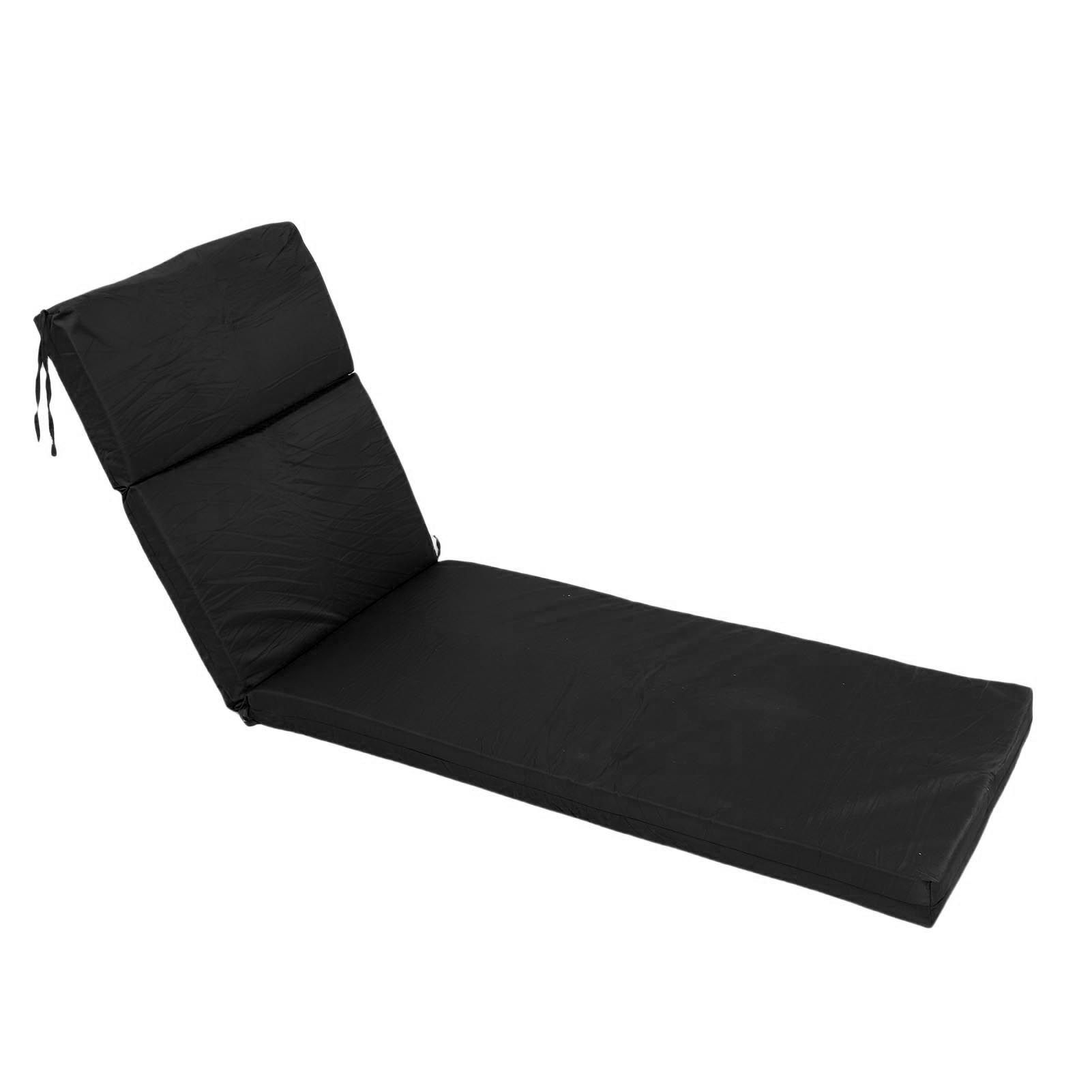 Chaise Lounge Cushion 55x183x7.5cm Polyester Thick PP Cotton Padding view 4
