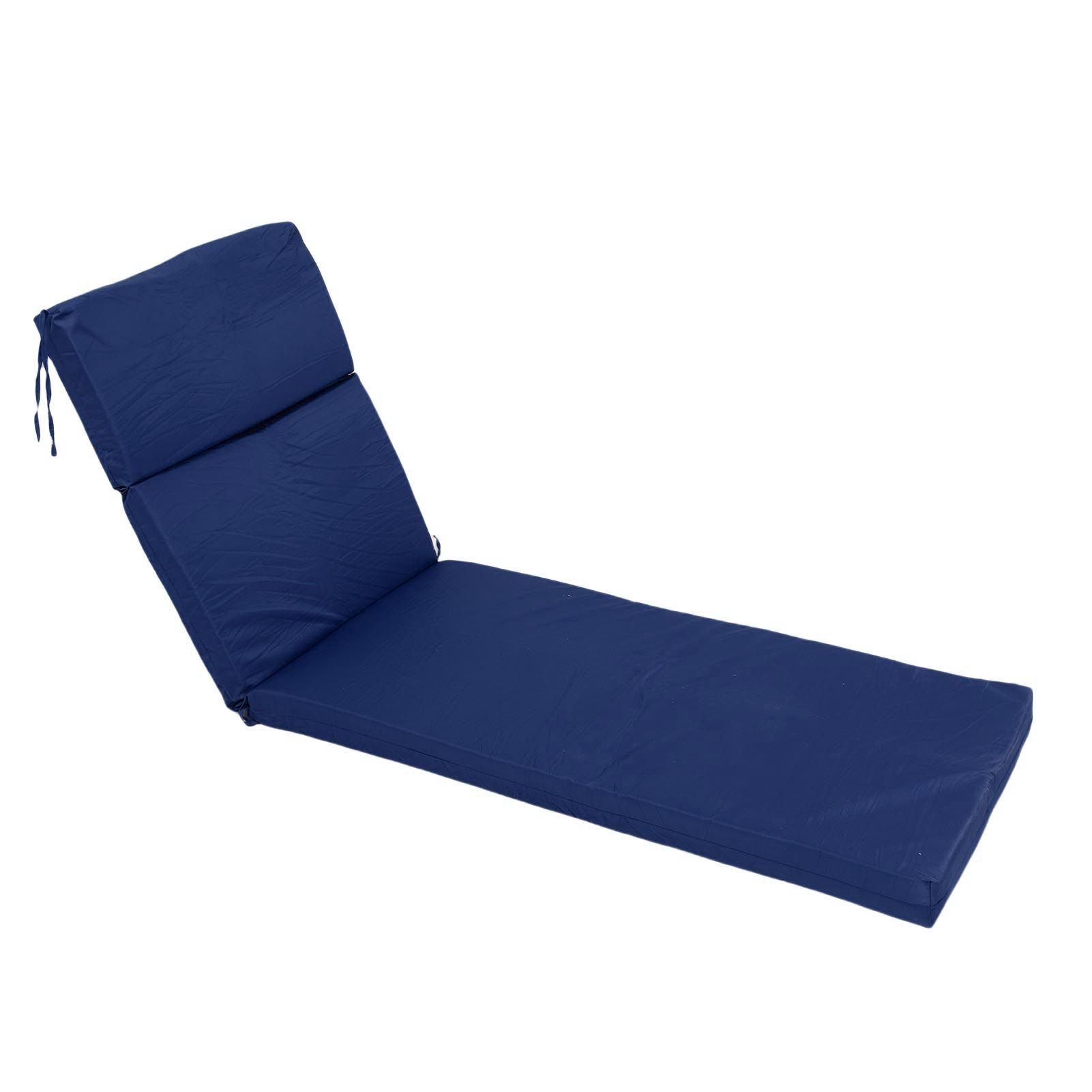Chaise Lounge Cushion 55x183x7.5cm Polyester Thick PP Cotton Padding view 4