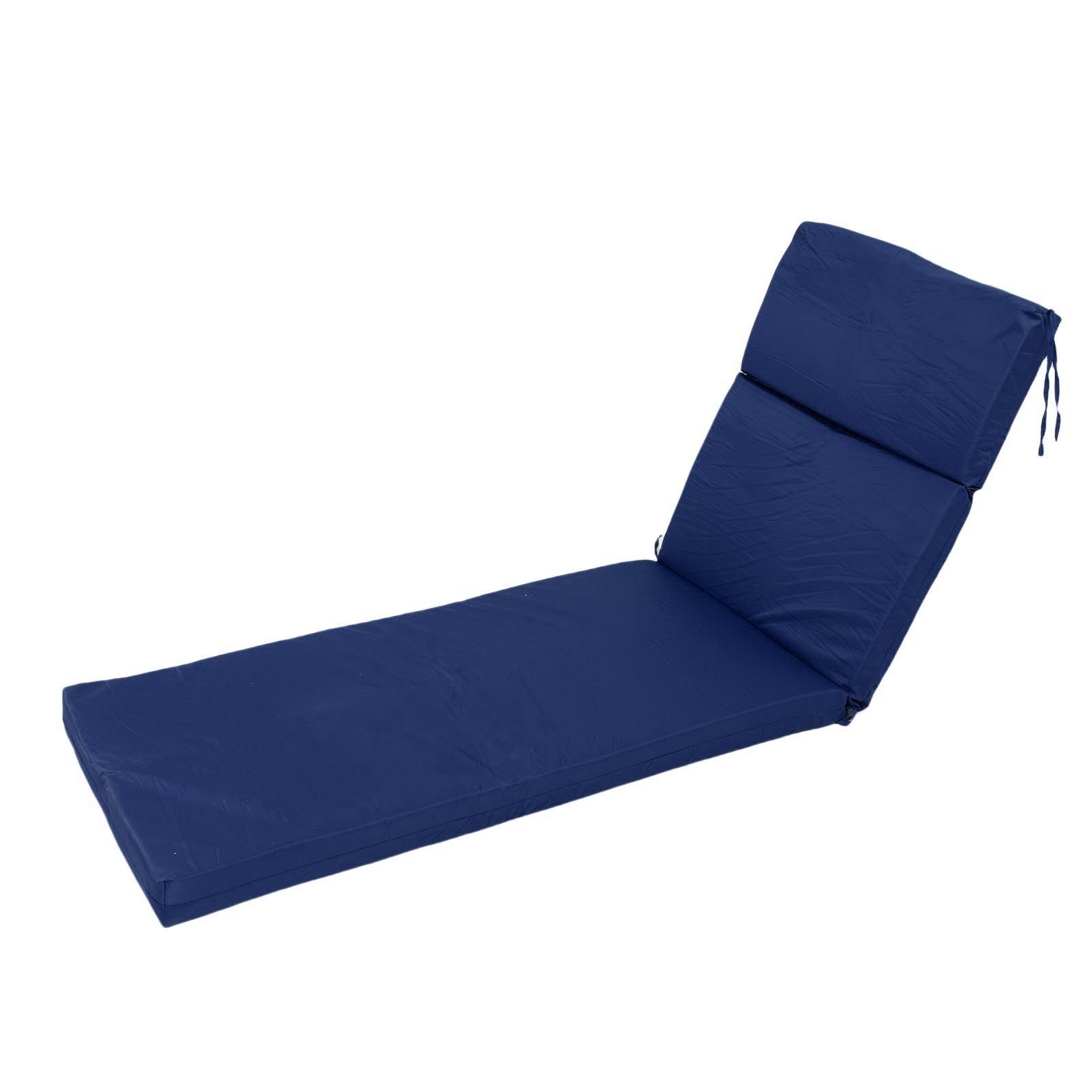 Chaise Lounge Cushion 55x183x7.5cm Polyester Thick PP Cotton Padding view 8