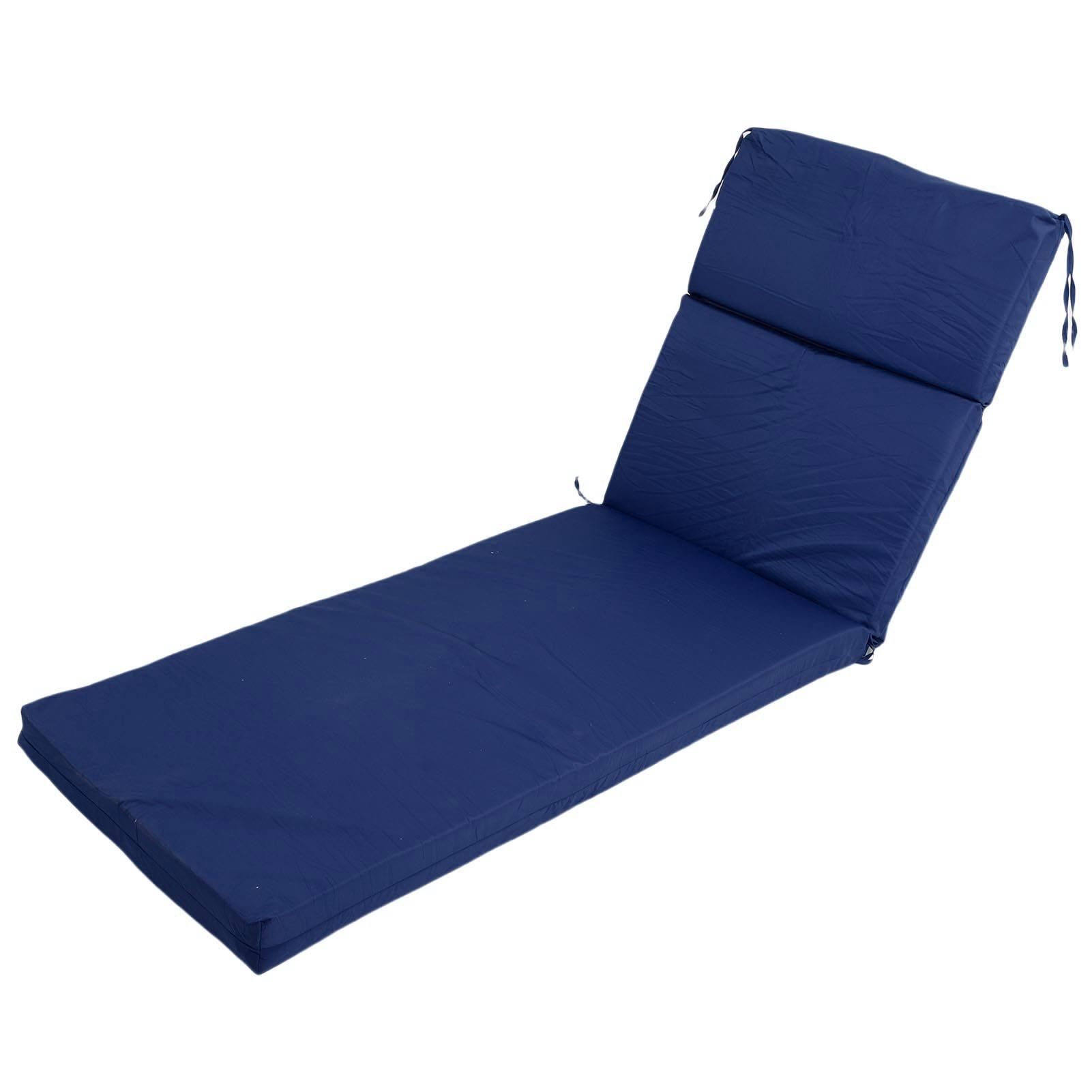 Chaise Lounge Cushion 55x183x7.5cm Polyester Thick PP Cotton Padding view 9