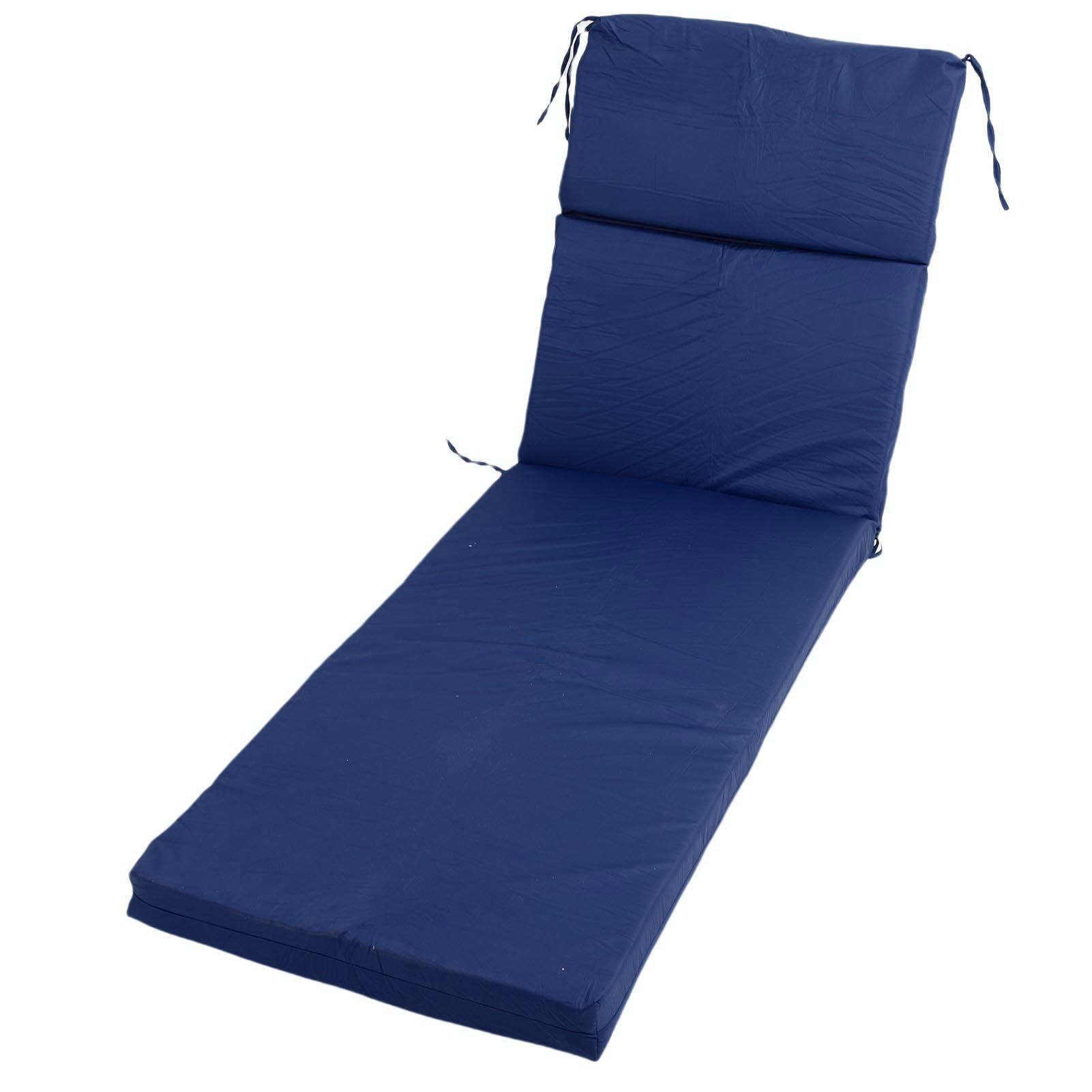 Chaise Lounge Cushion 55x183x7.5cm Polyester Thick PP Cotton Padding view 11