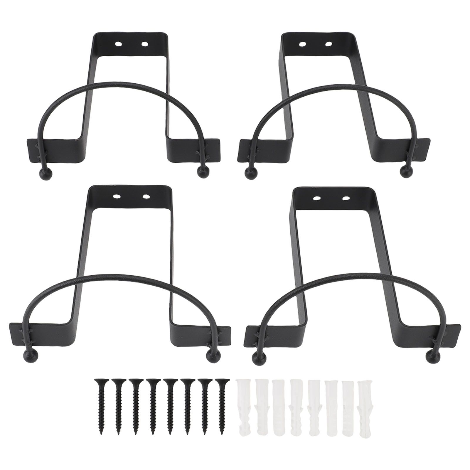 Cowboy Hat Rack Rustic Carbon Steel Space Saving Wall Mount Cowboy Hat Hanger view 3