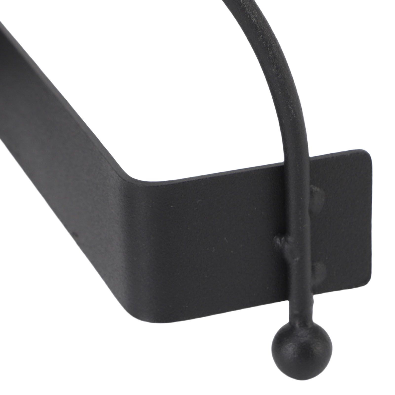 Cowboy Hat Rack Rustic Carbon Steel Space Saving Wall Mount Cowboy Hat Hanger view 7