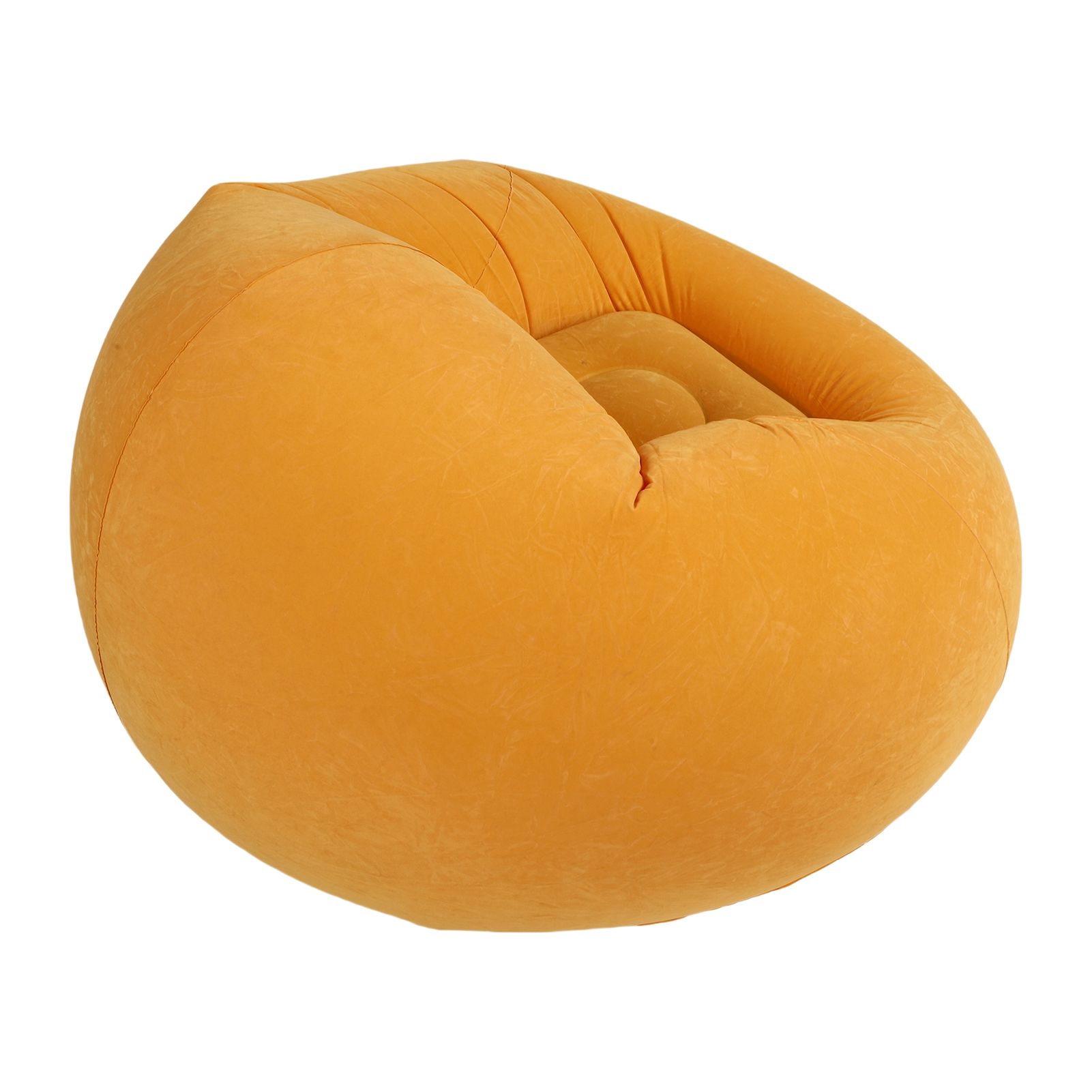 Inflatable Chair Single Sofa PVC Flocking Blow Up Lounge Couch for Living Room view 10