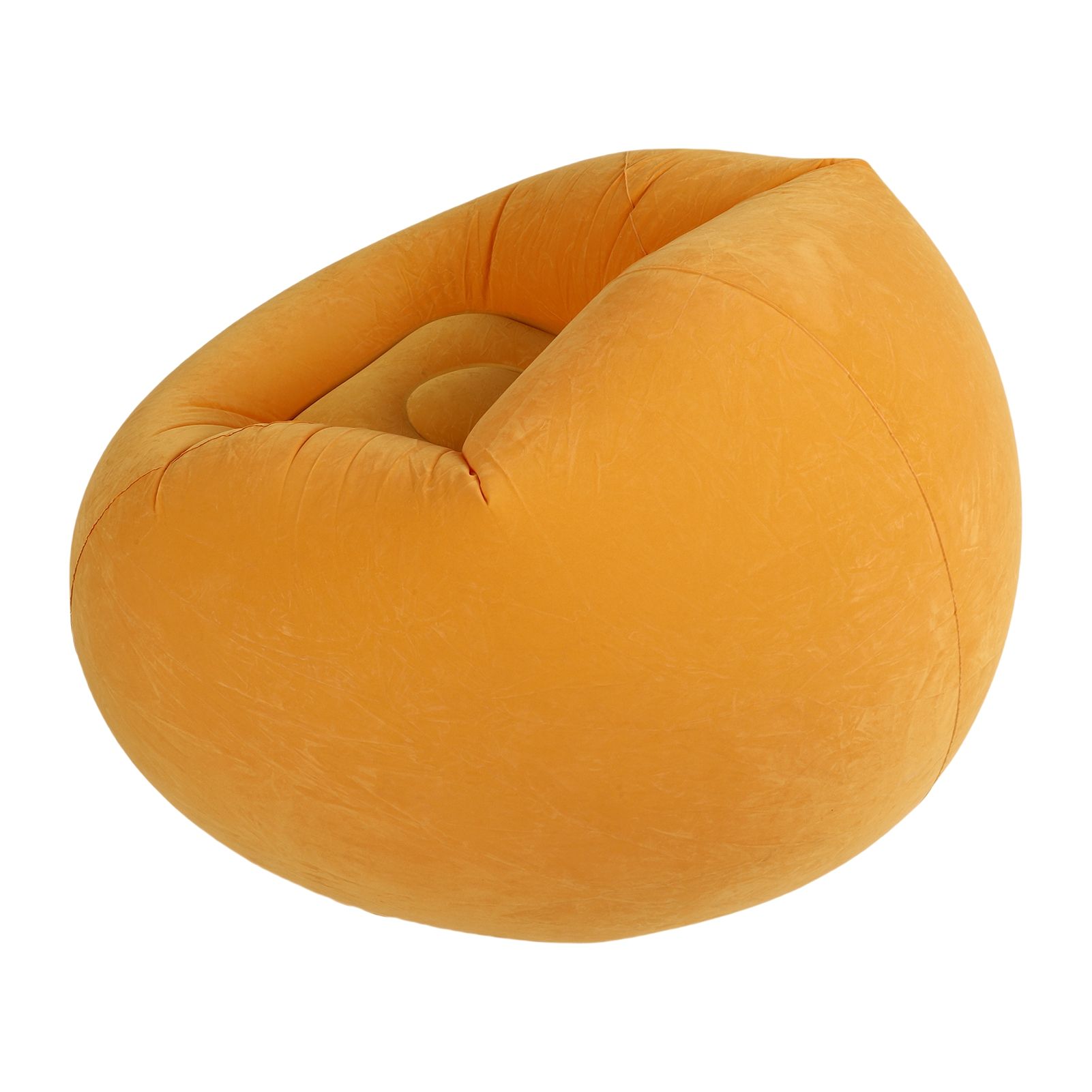 Inflatable Chair Single Sofa PVC Flocking Blow Up Lounge Couch for Living Room view 11