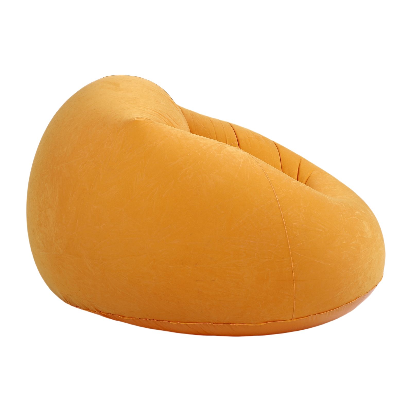 Inflatable Chair Single Sofa PVC Flocking Blow Up Lounge Couch for Living Room view 12