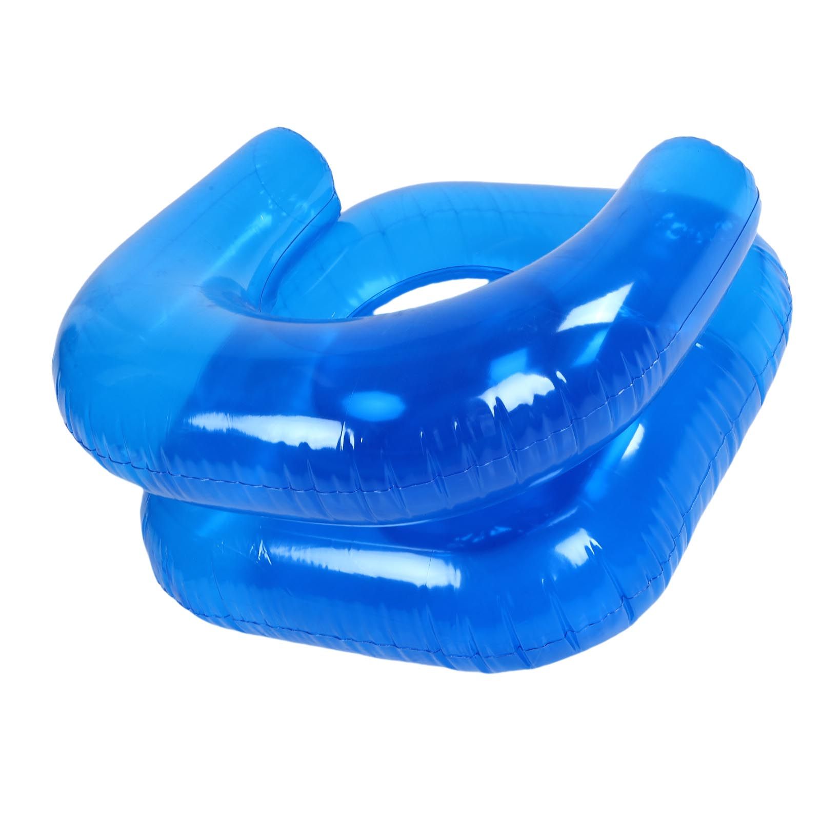 Inflatable Lounge Chair Transparent PVC Soft Comfortable Blow Up Couch for view 4