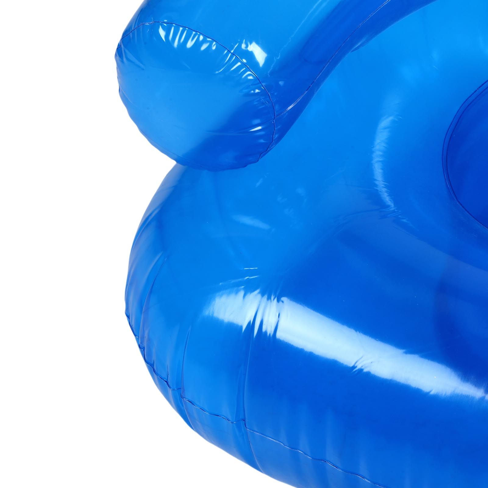Inflatable Lounge Chair Transparent PVC Soft Comfortable Blow Up Couch for view 5