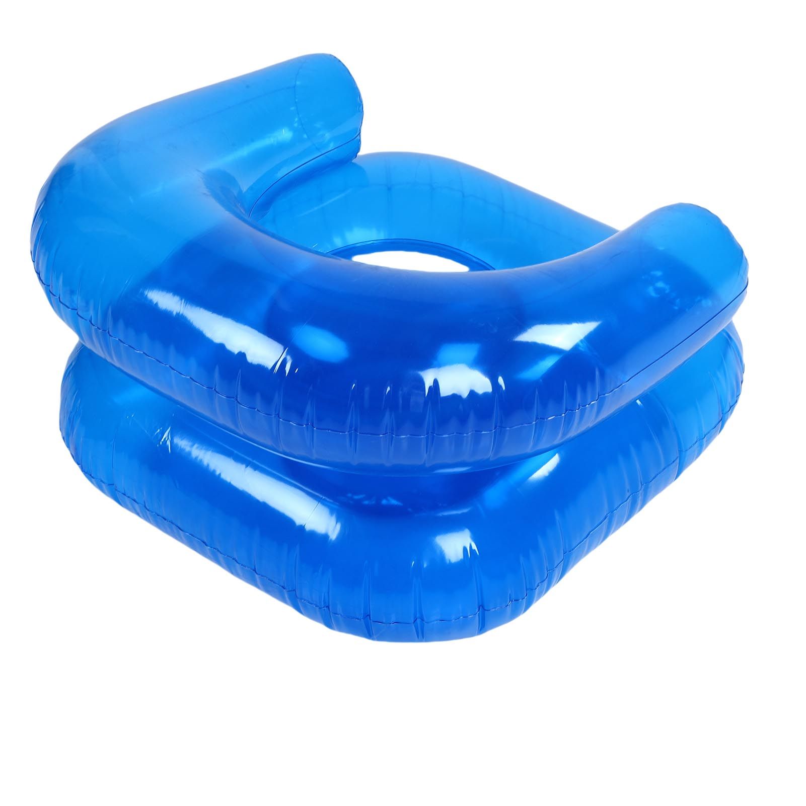 Inflatable Lounge Chair Transparent PVC Soft Comfortable Blow Up Couch for view 6