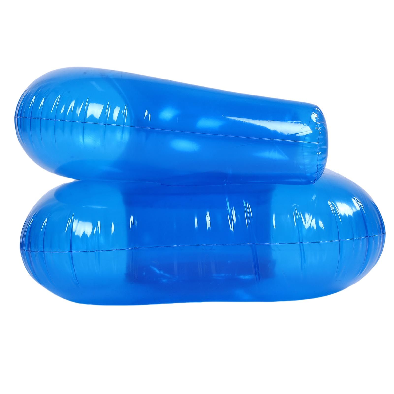 Inflatable Lounge Chair Transparent PVC Soft Comfortable Blow Up Couch for view 9