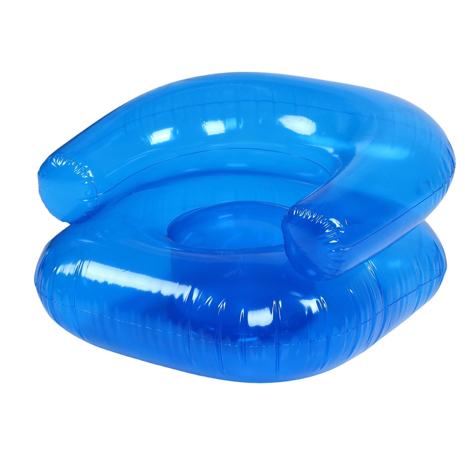 Inflatable Lounge Chair Transparent PVC Soft Comfortable Blow Up Couch for view 12