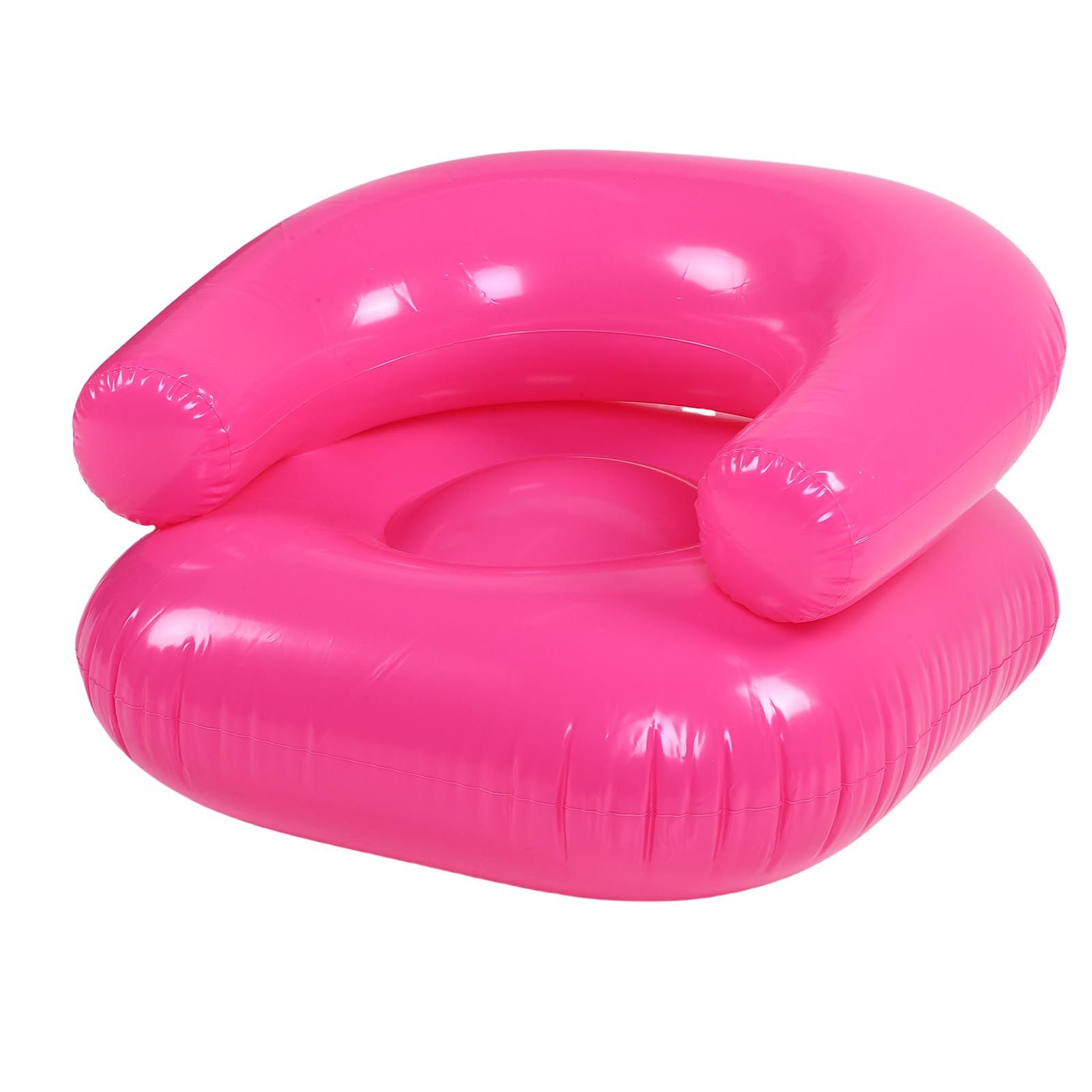 Inflatable Lounge Chair Transparent PVC Soft Comfortable Blow Up Couch for view 3