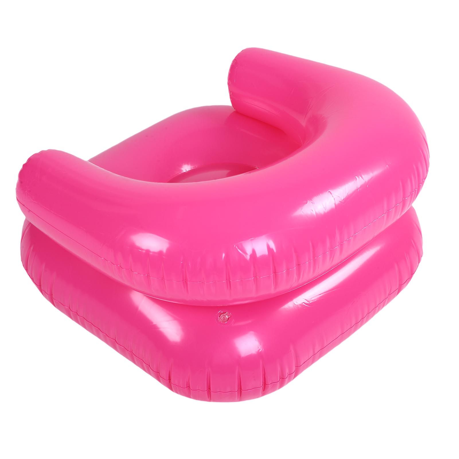 Inflatable Lounge Chair Transparent PVC Soft Comfortable Blow Up Couch for view 4