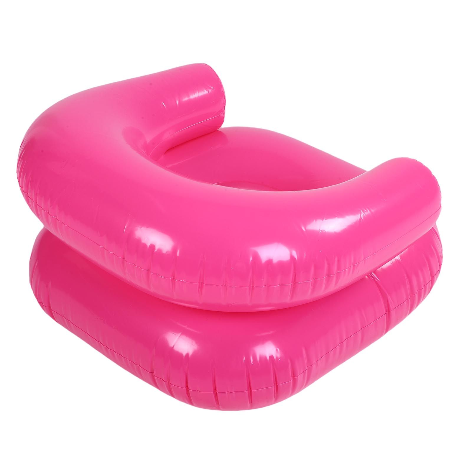 Inflatable Lounge Chair Transparent PVC Soft Comfortable Blow Up Couch for view 6