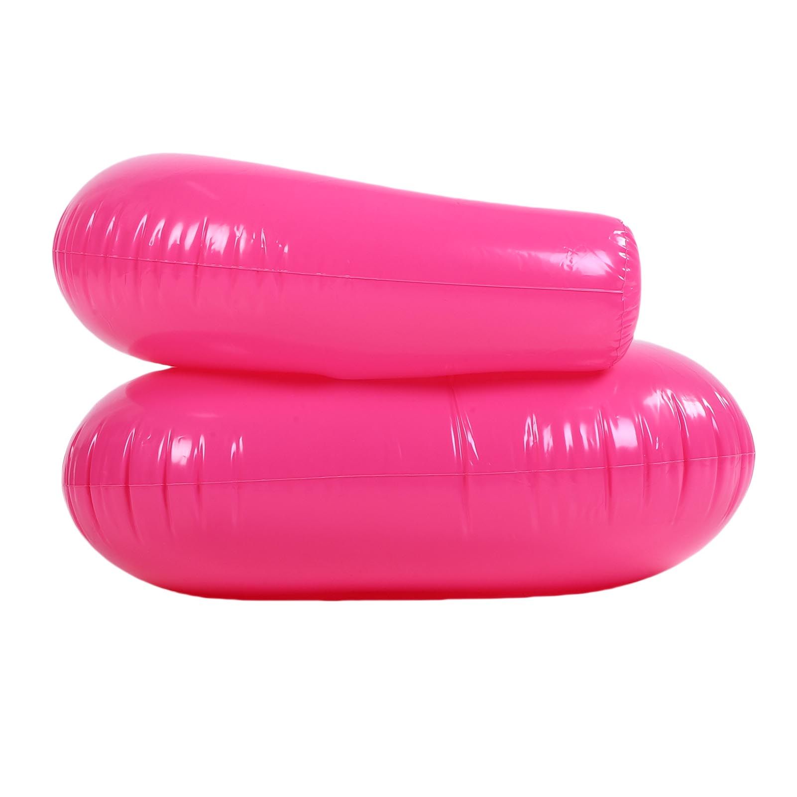 Inflatable Lounge Chair Transparent PVC Soft Comfortable Blow Up Couch for view 9