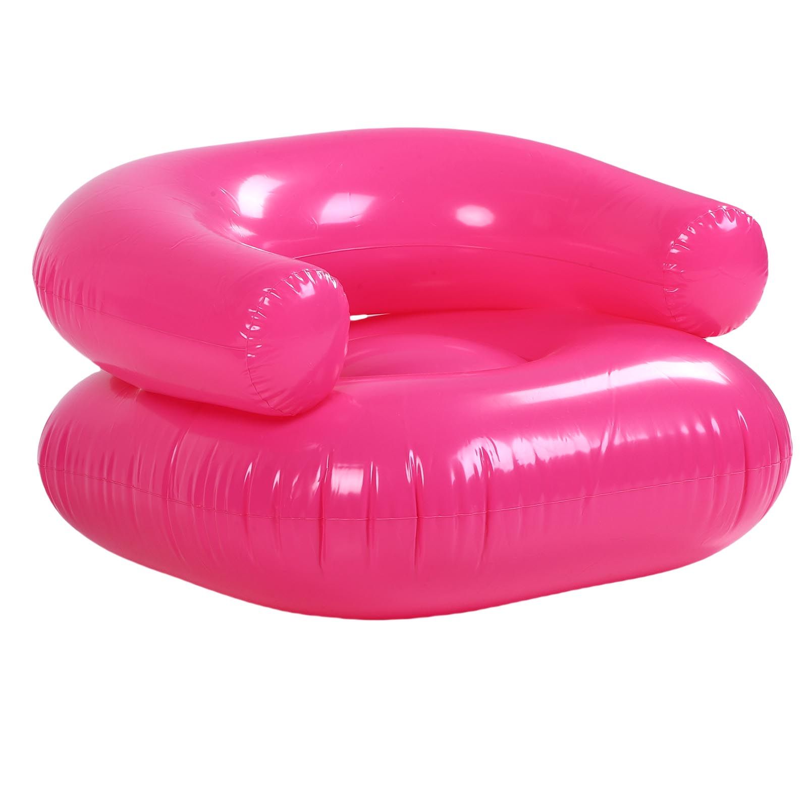 Inflatable Lounge Chair Transparent PVC Soft Comfortable Blow Up Couch for view 10