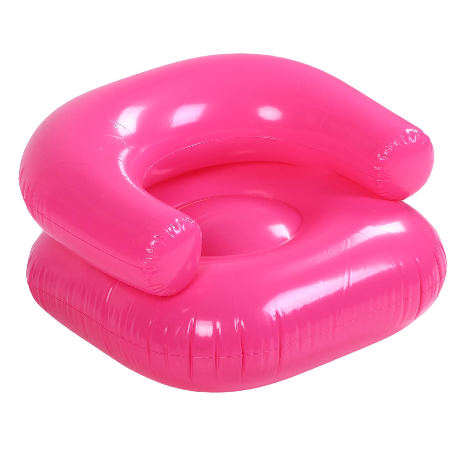 Inflatable Lounge Chair Transparent PVC Soft Comfortable Blow Up Couch for view 11