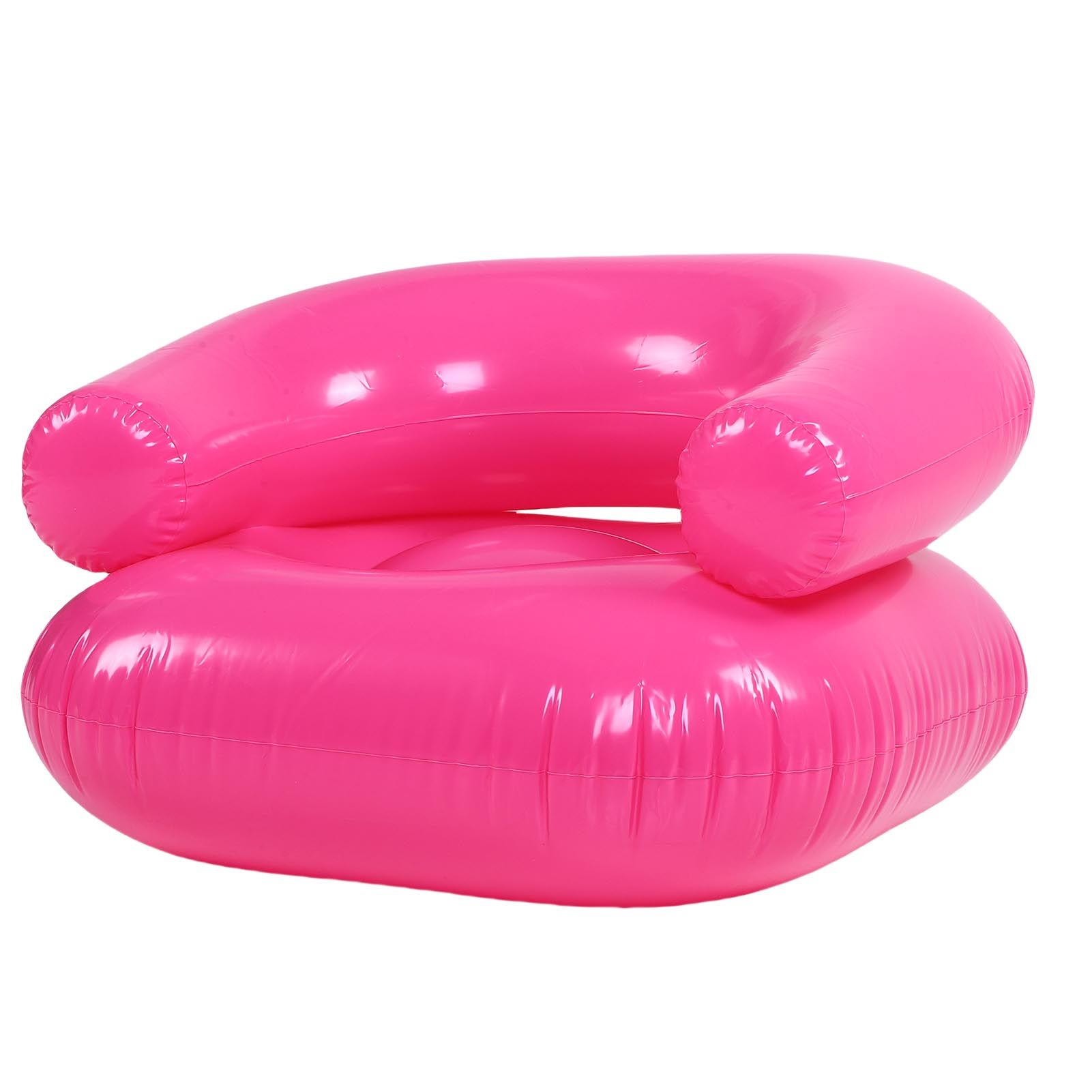 Inflatable Lounge Chair Transparent PVC Soft Comfortable Blow Up Couch for view 12