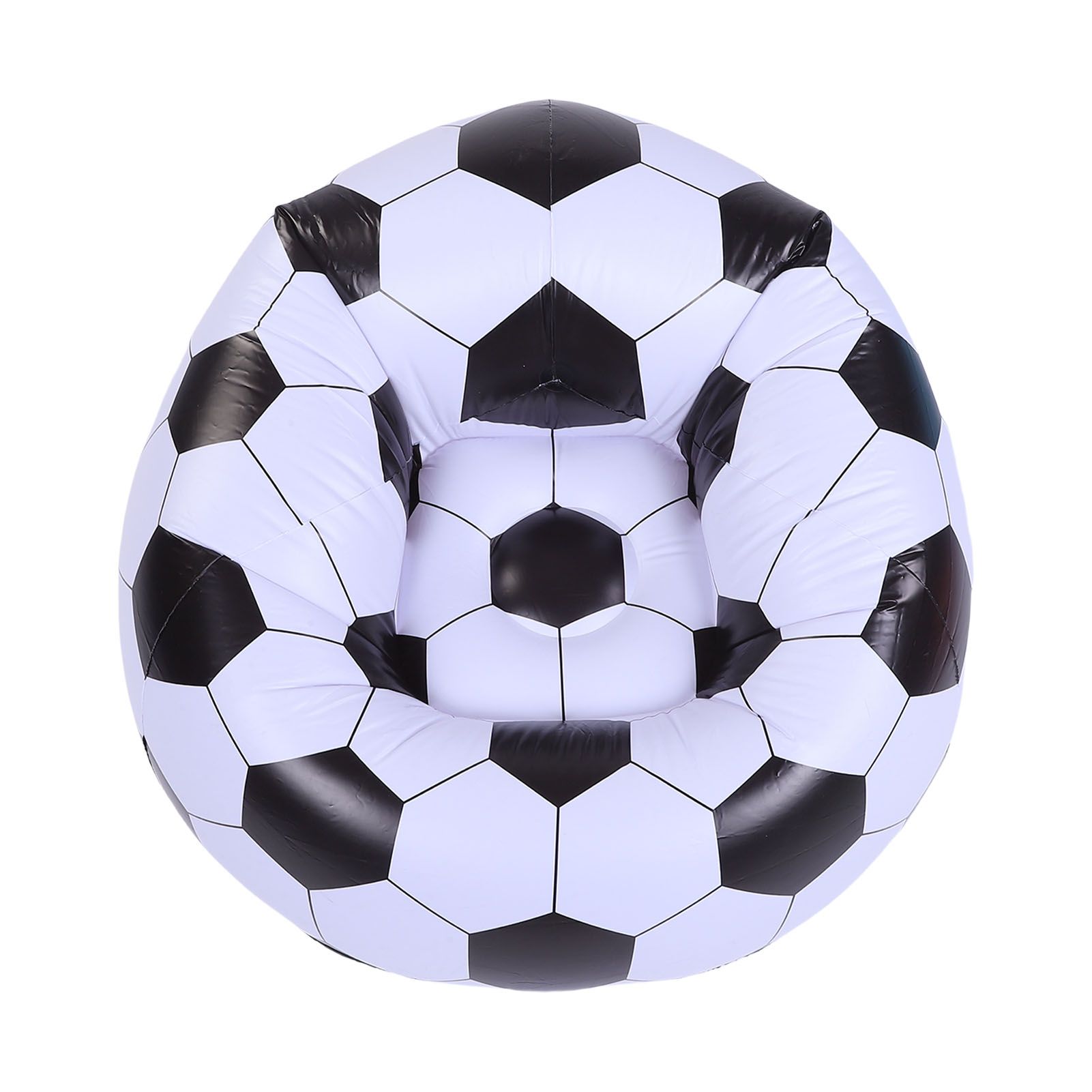 Inflatable Soccer Ball Chair PVC Football Sofa Portable Blow Up Sofa for
