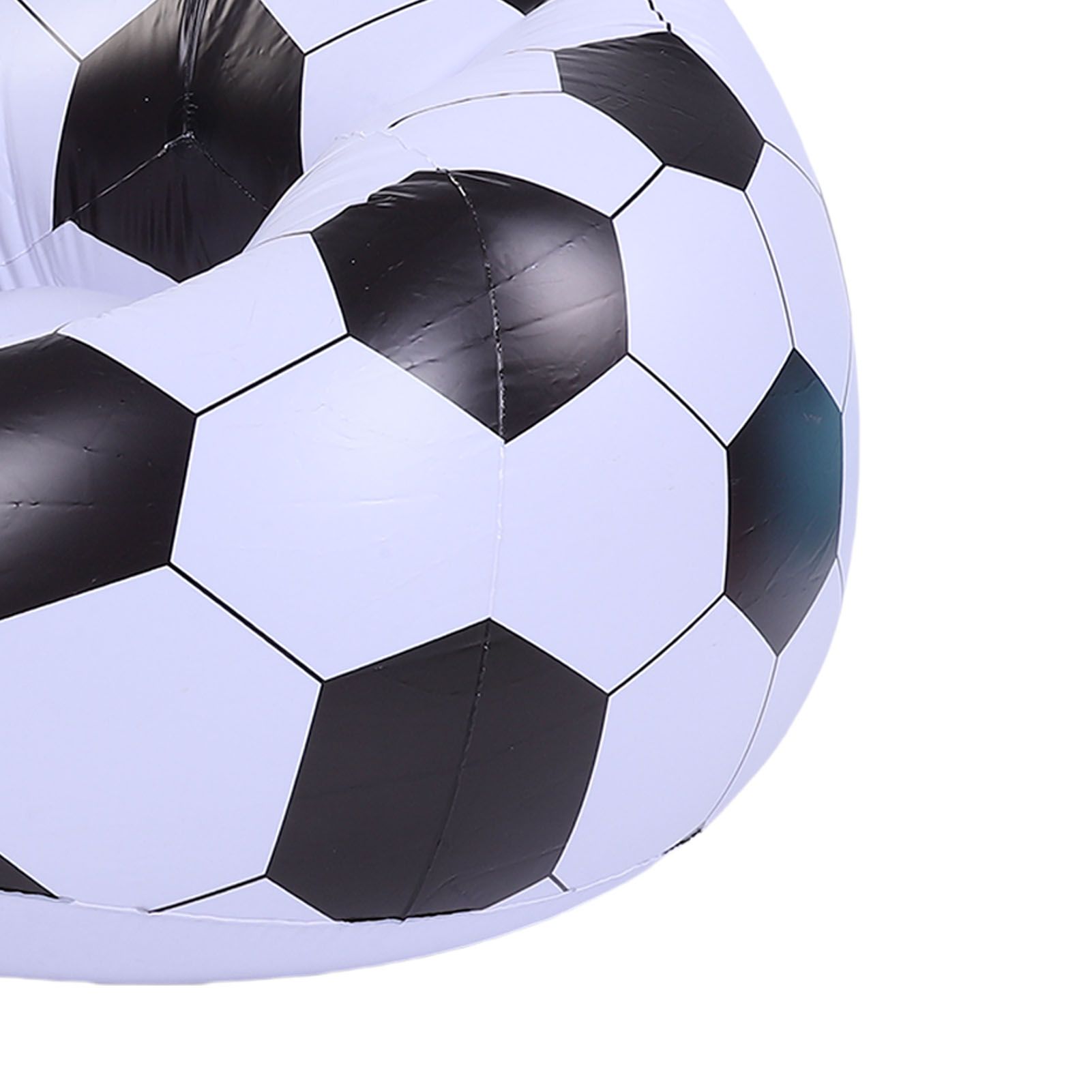 Inflatable Soccer Ball Chair PVC Football Sofa Portable Blow Up Sofa for view 2