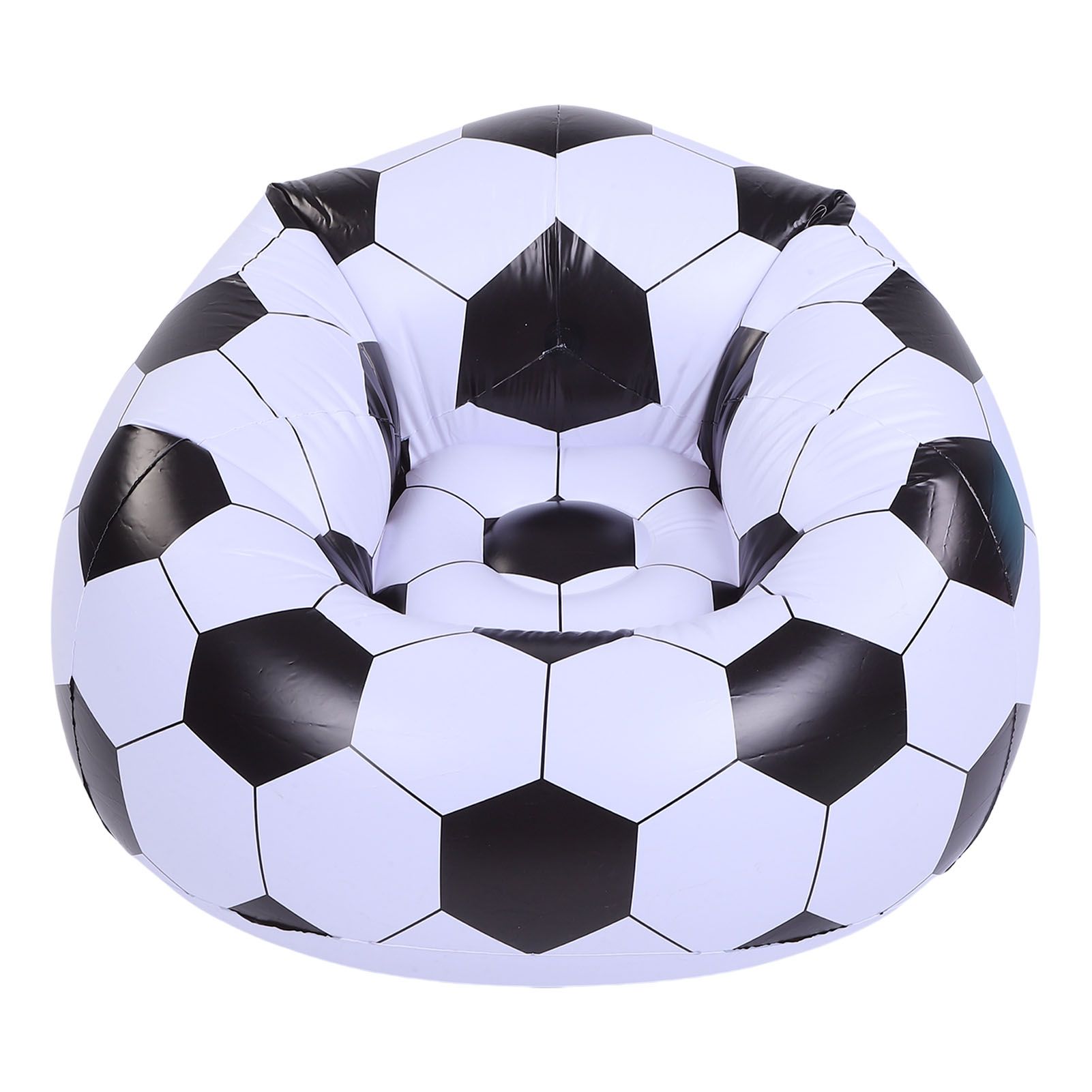 Inflatable Soccer Ball Chair PVC Football Sofa Portable Blow Up Sofa for view 3