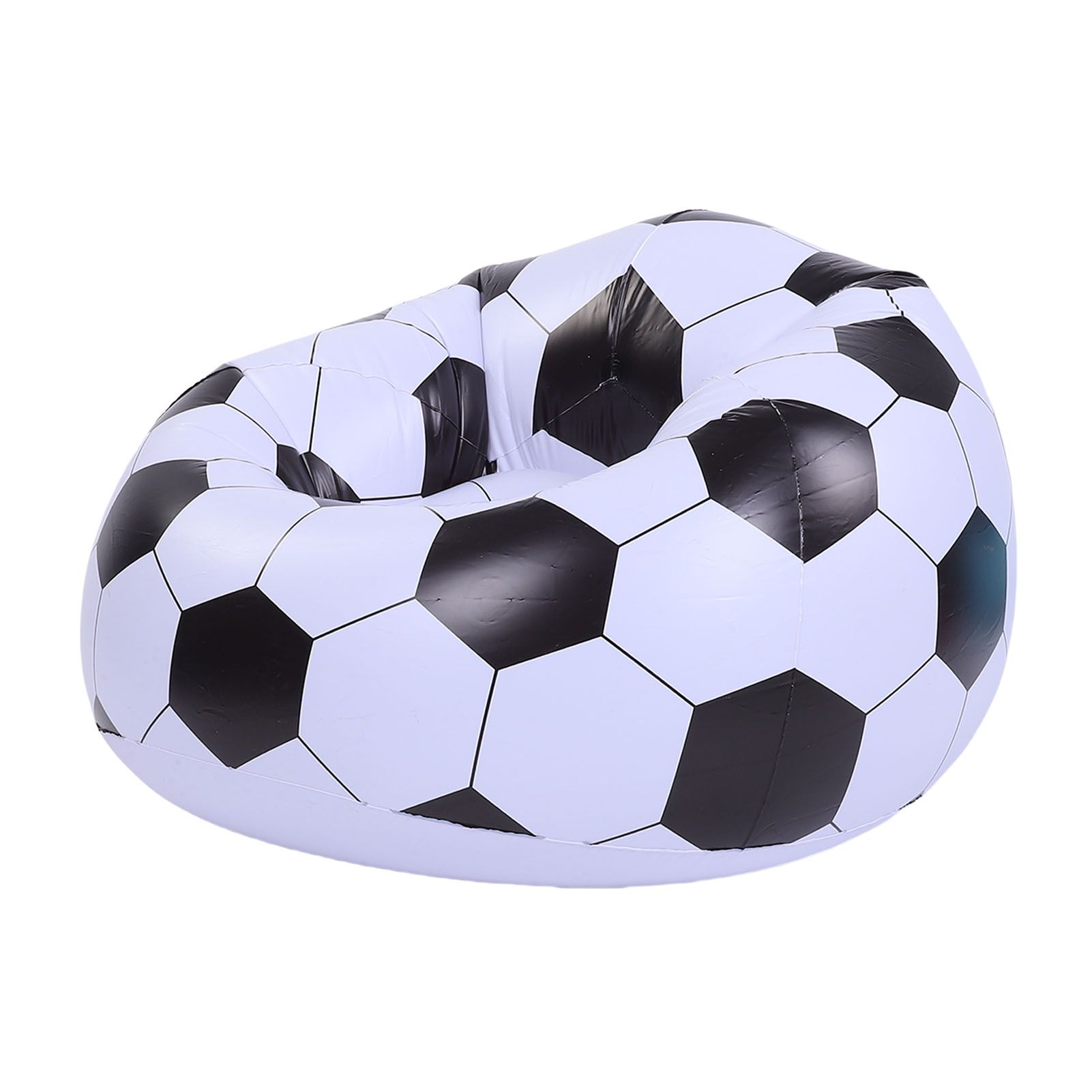 Inflatable Soccer Ball Chair PVC Football Sofa Portable Blow Up Sofa for view 4