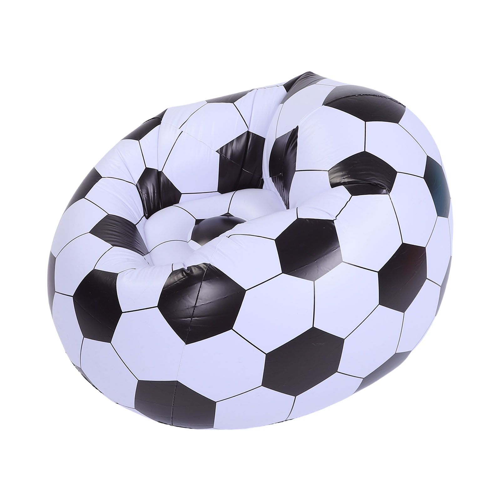 Inflatable Soccer Ball Chair PVC Football Sofa Portable Blow Up Sofa for view 9