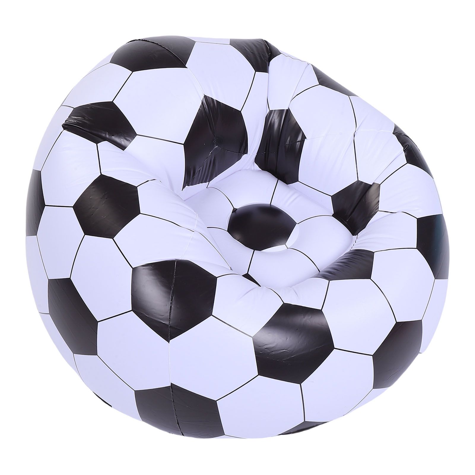 Inflatable Soccer Ball Chair PVC Football Sofa Portable Blow Up Sofa for view 10
