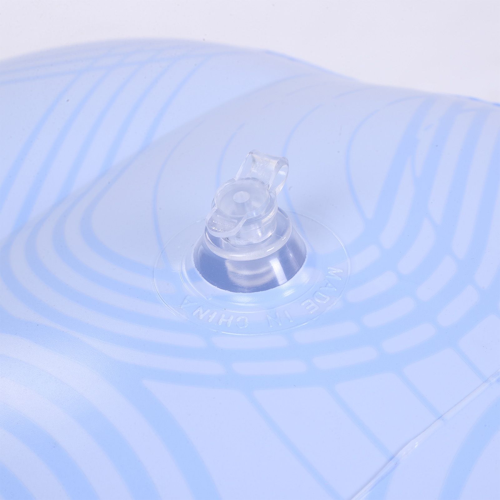 Inflatable Stool Blue Stripe Version Water Proof PVC Portable Inflatable Foot view 7