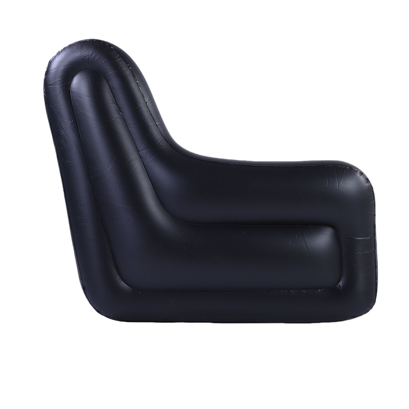 Inflatable Couch Single Sofa PVC Flocking Blow Up Sofa Chair with Armrest for view 8