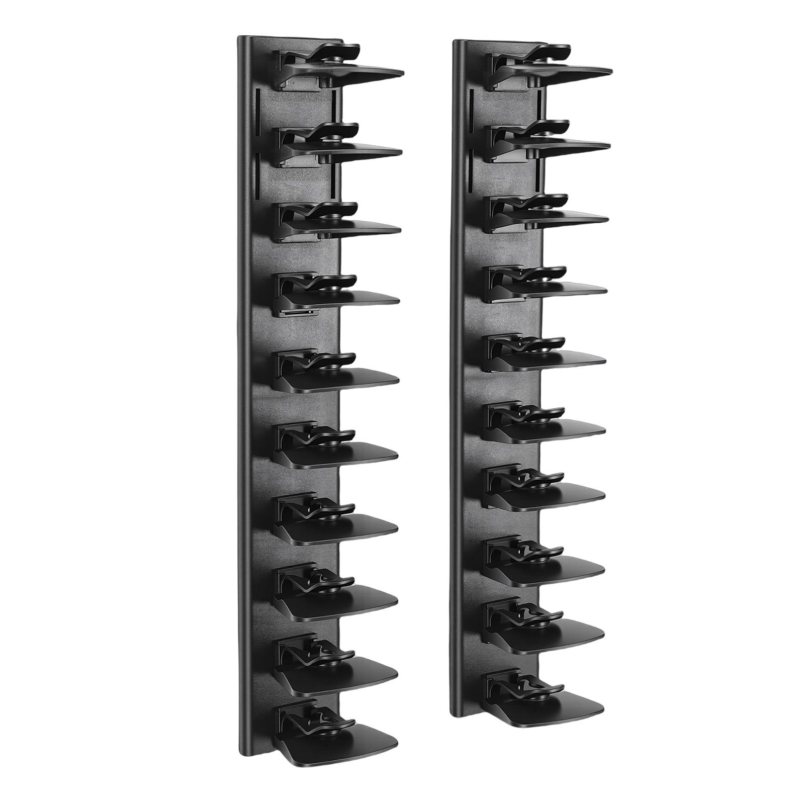 2 Pack Hat Organizer for Baseball Caps ABS Wall Mounted Hat Hook Storage view 3
