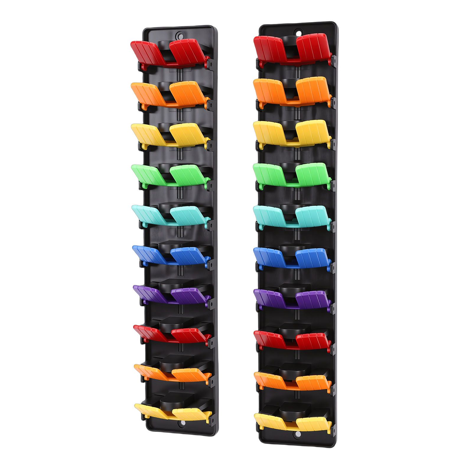 2pcs Wall Hat Organizers ABS Space Saving Stable Wall Hat Holders for 40 view 6